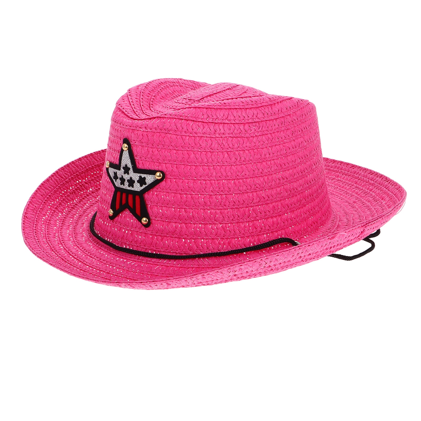 Cowboy Hat Straw - 어린이용 카우보이 밀짚모자, 웨스턴 스타일, 별