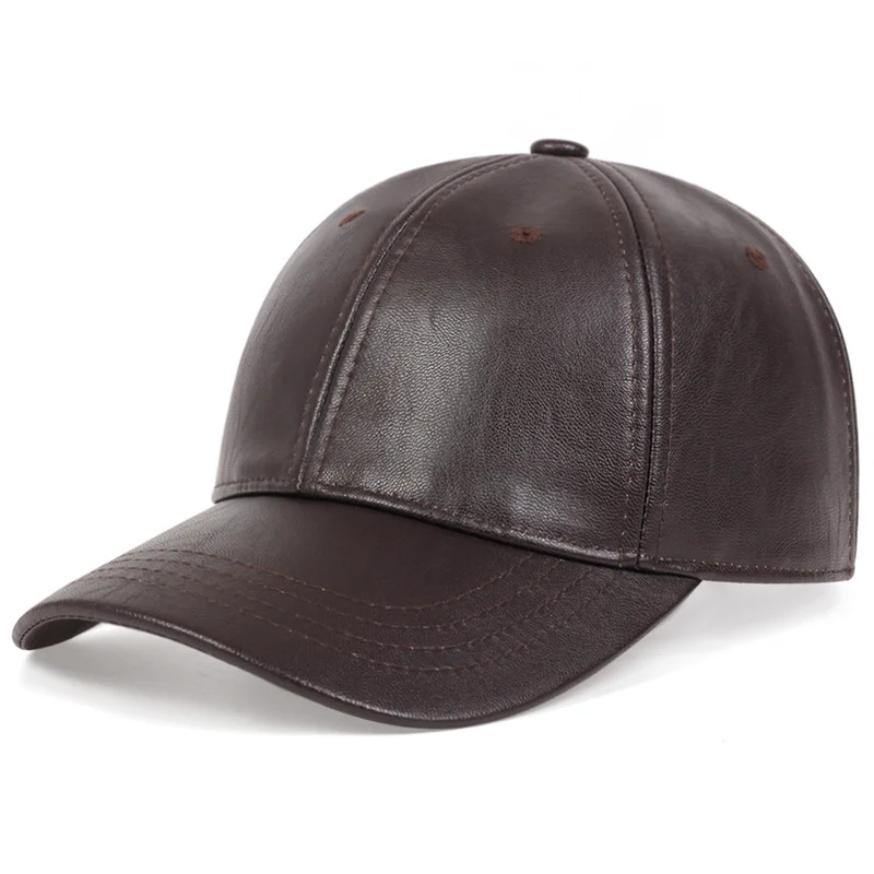 유니섹스 솔리드 남녀 공용 야구 모자 PU 가죽 힙합  - Baseball Cap Structured 리뷰 및 가격
